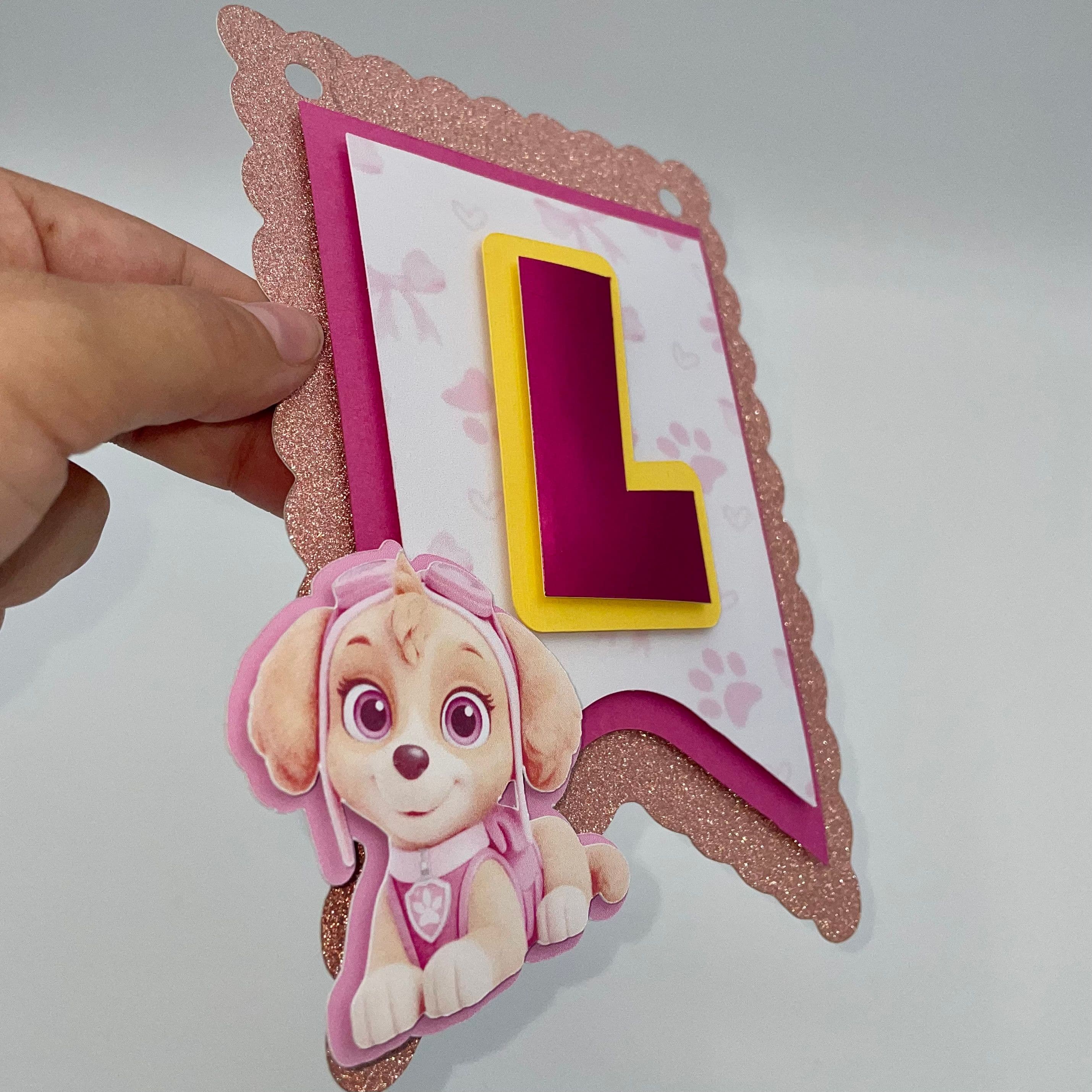 Fanion de guirlande 3D