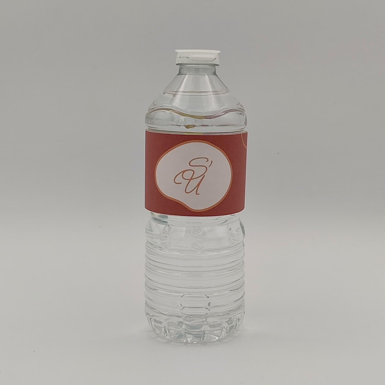 Étiquette petite bouteille