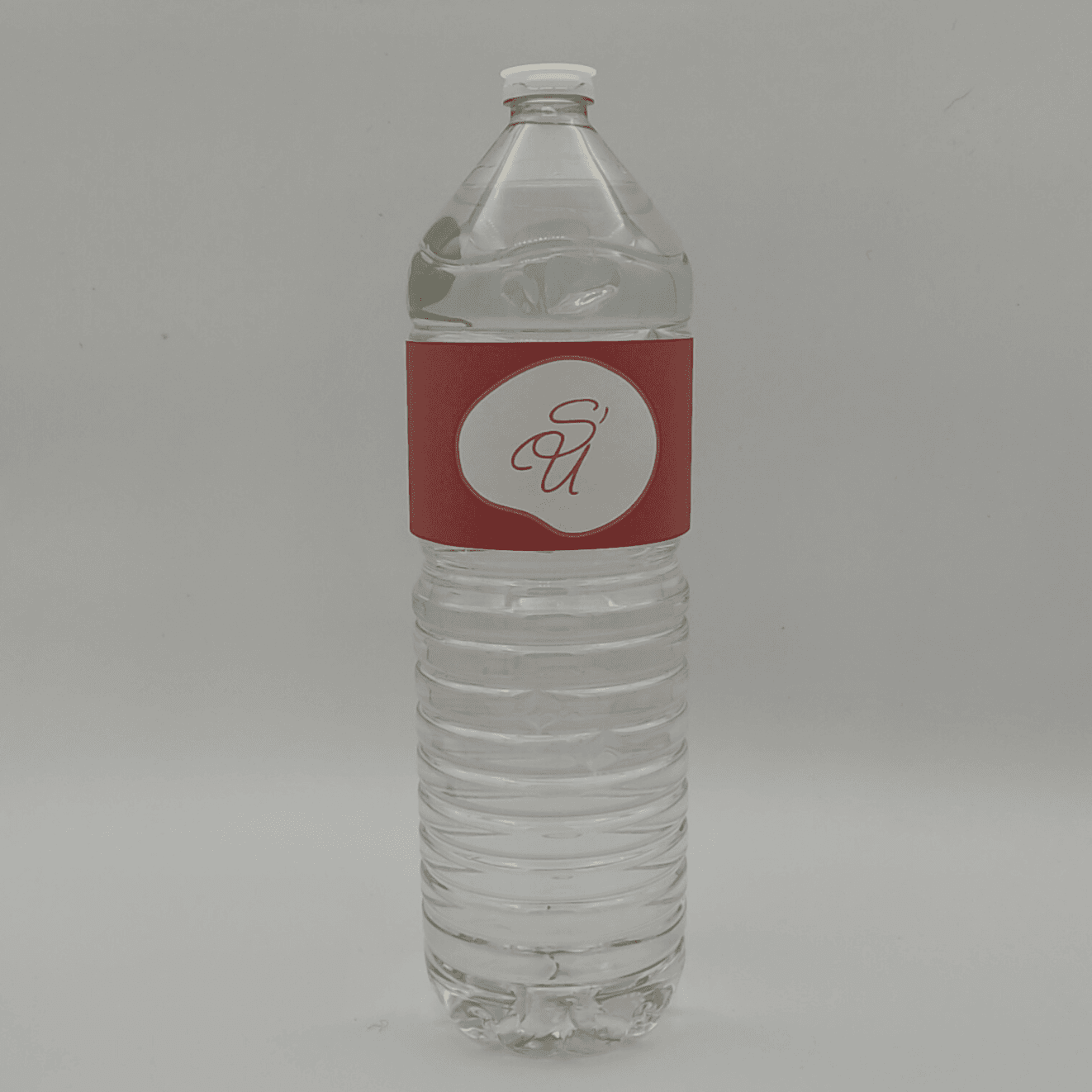 Étiquette grande bouteille