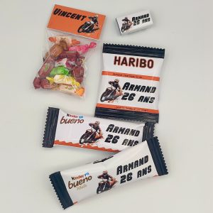 Moto cross - noir et orange